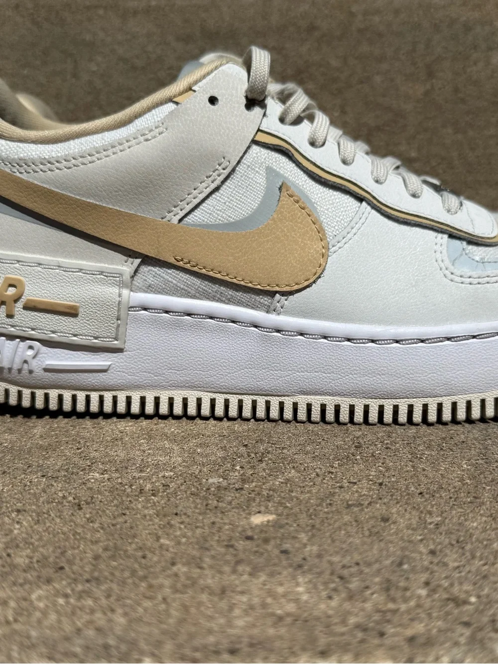 Nike Air Force 1 Shadow “Sesame” Women’s 8.5/Mens 7